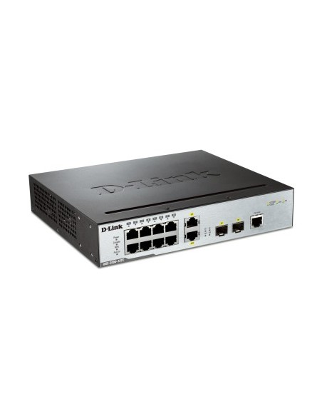 D-Link DGS-3000-10TC switch di rete L2 Gigabit Ethernet (10 100 1000) Supporto Power over Ethernet (PoE) Nero