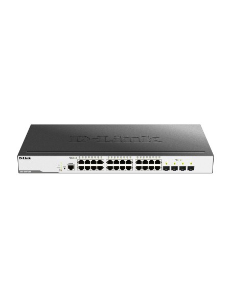 D-Link DGS-3000-28X switch di rete Gestito L2 Gigabit Ethernet (10 100 1000) 1U Nero
