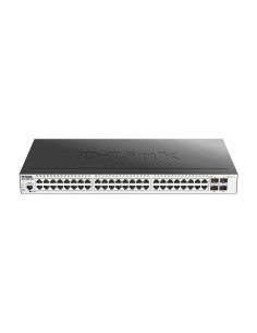 D-Link DGS-3000-52X switch di rete Gestito L2 Gigabit Ethernet (10 100 1000) 1U Nero