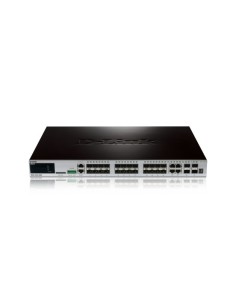D-Link DGS-3420-28SC switch di rete Gestito L2 Supporto Power over Ethernet (PoE) Nero
