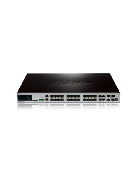 D-Link DGS-3420-28SC switch di rete Gestito L2 Supporto Power over Ethernet (PoE) Nero