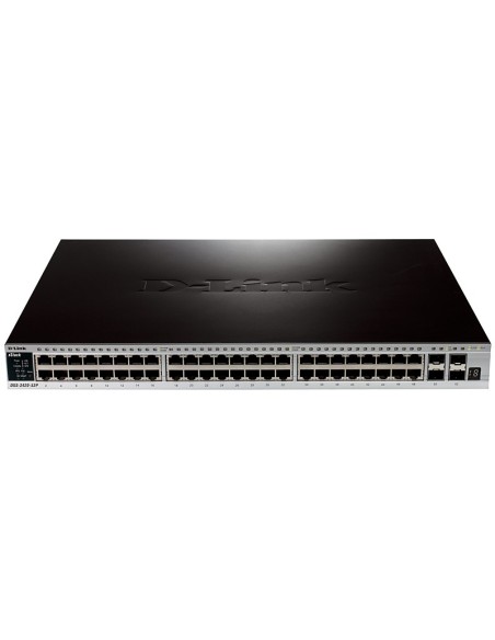 D-Link DGS-3420-52P switch di rete Gestito L2 Supporto Power over Ethernet (PoE) Nero