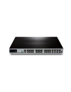 D-Link DGS-3620-28PC SI switch di rete Gestito L3 Supporto Power over Ethernet (PoE) Nero