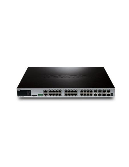 D-Link DGS-3620-28PC SI switch di rete Gestito L3 Supporto Power over Ethernet (PoE) Nero