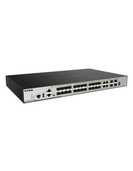 D-Link DGS-3630-28SC Gestito L3 Nessuno 1U Nero