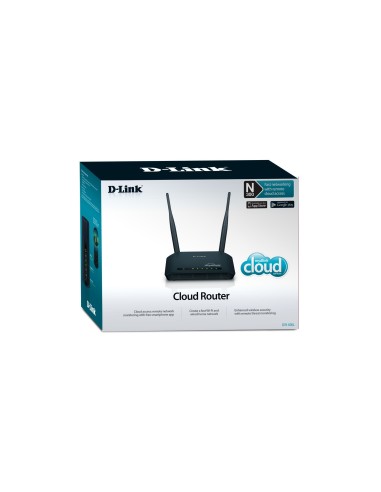 D-Link DIR-605L router wireless Fast Ethernet Banda singola (2.4 GHz) 4G Nero