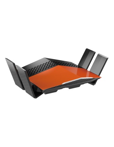 D-Link AC1750 EXO router wireless Gigabit Ethernet Dual-band (2.4 GHz 5 GHz) 4G Nero, Rosso