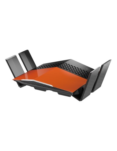 D-Link AC1750 EXO router wireless Gigabit Ethernet Dual-band (2.4 GHz 5 GHz) 4G Nero, Rosso