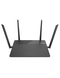 D-Link EXO AC1900 MU-MIMO router wireless Gigabit Ethernet Dual-band (2.4 GHz 5 GHz) 4G Nero