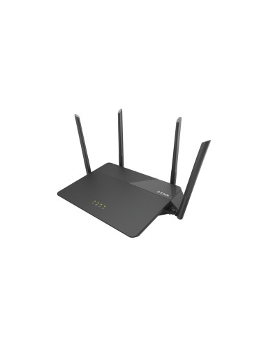 D-Link EXO AC1900 MU-MIMO router wireless Gigabit Ethernet Dual-band (2.4 GHz 5 GHz) 4G Nero
