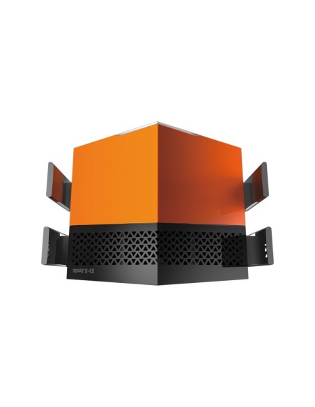 D-Link AC1900 EXO router wireless Gigabit Ethernet Dual-band (2.4 GHz 5 GHz) 4G Nero, Arancione