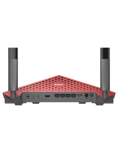 D-Link AC3150 router wireless Gigabit Ethernet Dual-band (2.4 GHz 5 GHz) 4G Grigio, Rosso
