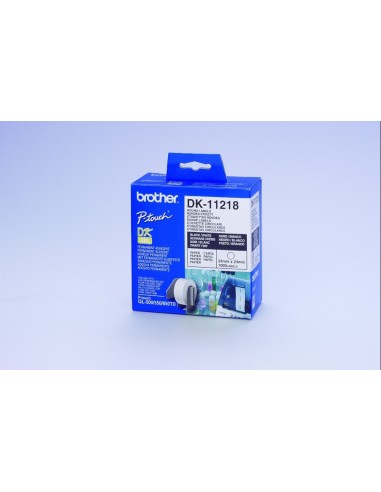 Brother DK-11218 Round Labels Bianco