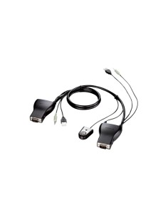 D-Link DKVM-222 cavo per tastiera, video e mouse Nero 1,8 m