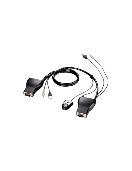 D-Link DKVM-222 cavo per tastiera, video e mouse Nero 1,8 m