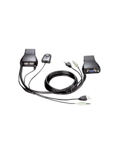 D-Link DKVM-222 cavo per tastiera, video e mouse Nero 1,8 m 2