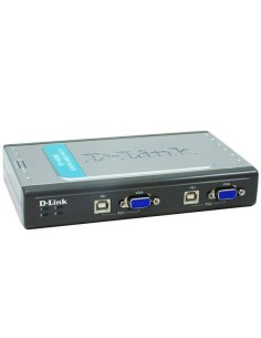 D-Link DKVM-4U switch per keyboard-video-mouse (kvm) Grigio, Argento 2