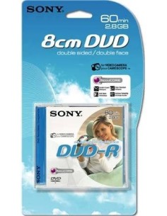 Sony Blister of 8cm Recordable Once DVD-R DMR60A. 2,8 GB