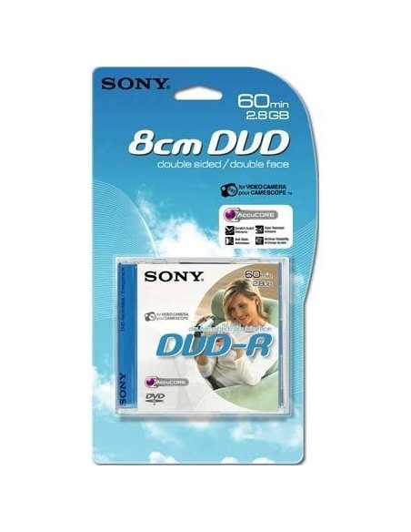 Sony Blister of 8cm Recordable Once DVD-R DMR60A. 2,8 GB