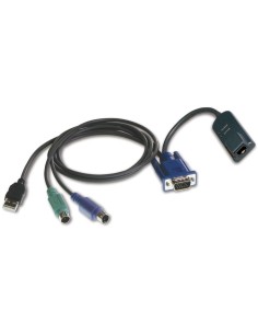 Vertiv Avocent 1 x RJ-45 Femmina - 1 x Tipo A Maschio USB, 1 x HD-15 Maschio, 2 x Mini-DIN (PS 2) Maschio Tastiera Mouse
