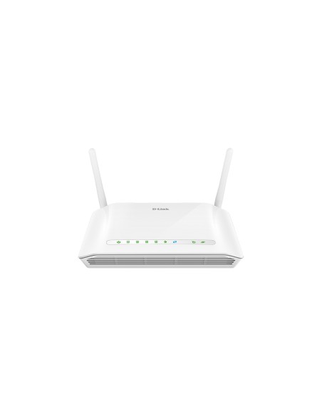 D-Link Wireless N300 ADSL2+ Modem Router DSL-2745 router wireless Gigabit Ethernet Banda singola (2.4 GHz) Bianco