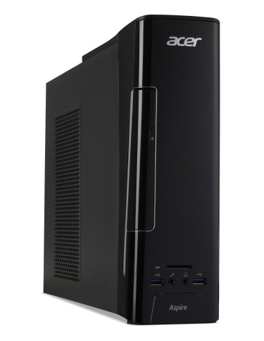 Acer Aspire AXC-230 DDR3-SDRAM E1-7010 AMD E 4 GB 1000 GB HDD Windows 10 Home PC Nero