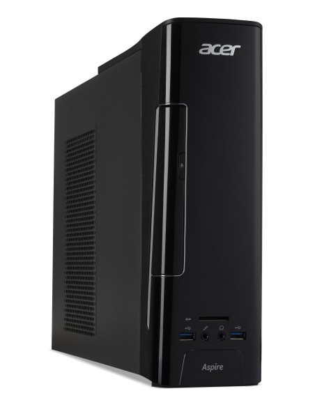 Acer Aspire AXC-230 DDR3-SDRAM E1-7010 AMD E 4 GB 1000 GB HDD Windows 10 Home PC Nero