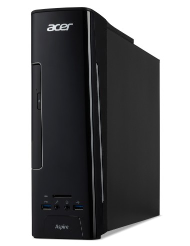 Acer Aspire AXC-230 DDR3-SDRAM E1-7010 AMD E 4 GB 1000 GB HDD Windows 10 Home PC Nero
