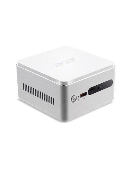 Acer Revo RN76 DDR4-SDRAM 3865U mini PC Intel® Celeron® 4 GB 64 GB SSD Windows 10 Home Argento, Bianco