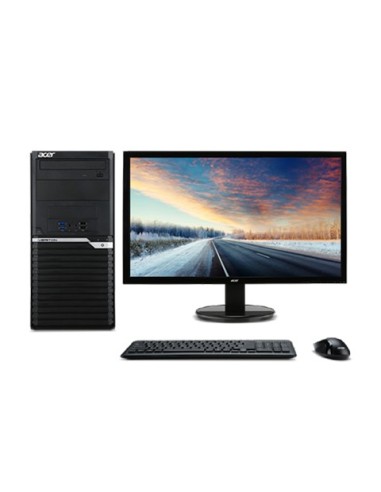 Acer Veriton M M2640G DDR4-SDRAM i7-6700 Desktop Intel® Core™ i7 8 GB 1000 GB HDD Windows 10 Pro PC Nero, Argento