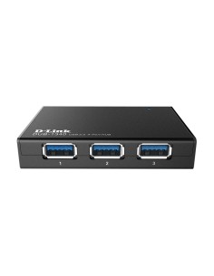 D-Link DUB-1340 hub di interfaccia Nero