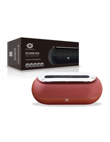 Conceptronic DUNKAN01R altoparlante portatile Rosso 10 W