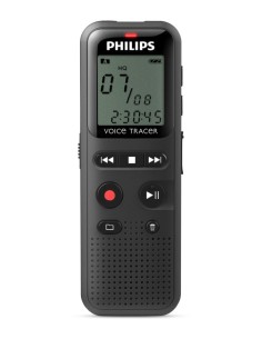 Philips DVT1150 dittafono Memoria interna Nero