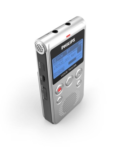 Philips Voice Tracer DVT1300 Memoria interna Nero, Argento