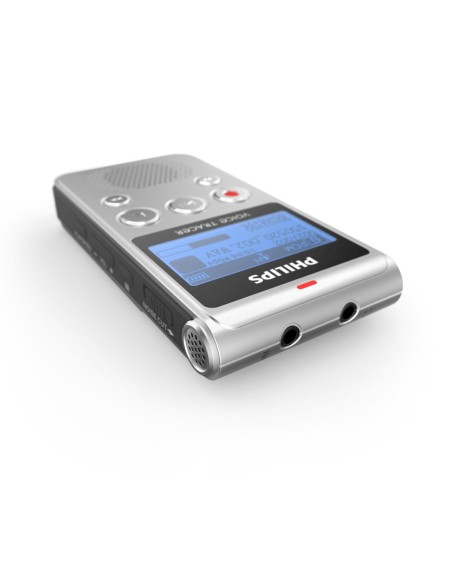 Philips Voice Tracer DVT1300 Memoria interna Nero, Argento