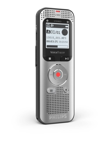 Philips Voice Tracer DVT2050 00 dittafono Flash card Argento