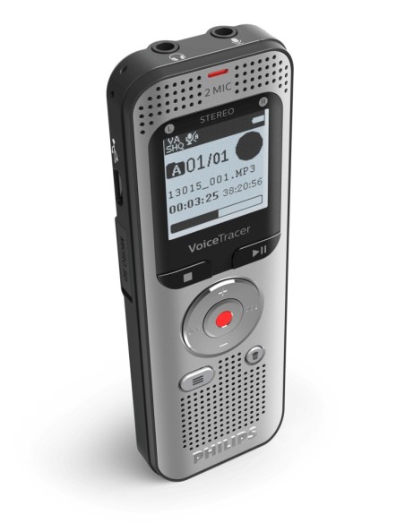 Philips Voice Tracer DVT2050 00 dittafono Flash card Argento