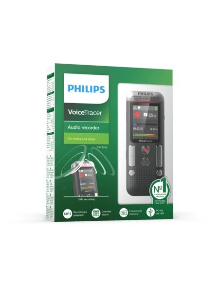 Philips 2000 series DVT2510 Memoria interna e scheda di memoria Antracite, Cromo