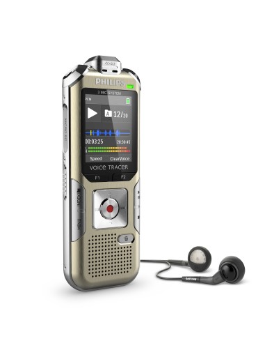 Philips Voice Tracer DVT6500 Flash card Argento