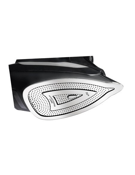 Rowenta DW6010 ferro da stiro Ferro da stiro a secco e a vapore Piastra Microsteam 400 2400 W Nero, Verde