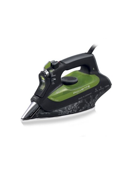 Rowenta DW6010 ferro da stiro Ferro da stiro a secco e a vapore Piastra Microsteam 400 2400 W Nero, Verde