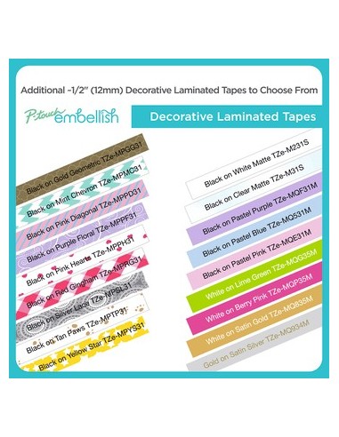 Brother TZE-R234 nastro per etichettatrice Oro su bianco