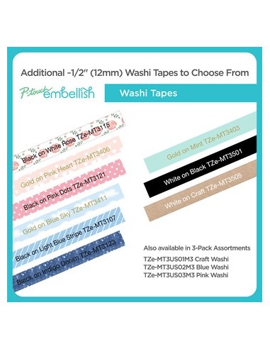 Brother TZE-R234 nastro per etichettatrice Oro su bianco