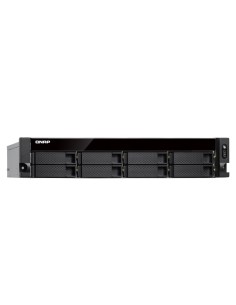 QNAP TVS-872XU NAS Armadio (2U) Nero i3-8100 2