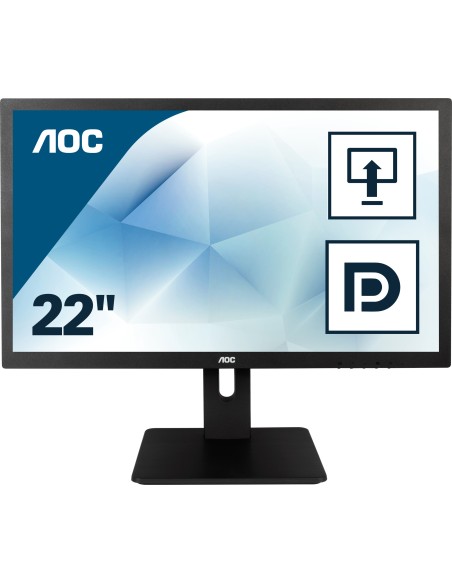 AOC 75 Series E2275PWQU Monitor PC 54,6 cm (21.5") 1920 x 1080 Pixel Full HD LED Nero