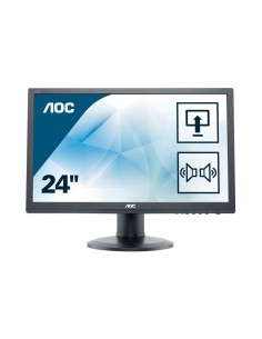 AOC 60 Series E2460PDA LED display 61 cm (24") 1920 x 1080 Pixel Full HD LCD Nero