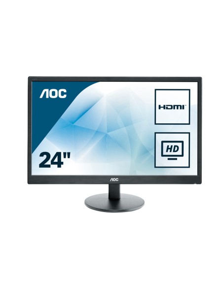 AOC 70 Series E2470SWHE LED display 61 cm (24") 1920 x 1080 Pixel Full HD LCD Nero