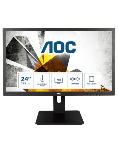 AOC 75 Series E2475PWJ Monitor PC 61 cm (24") 1920 x 1080 Pixel Full HD LCD Nero