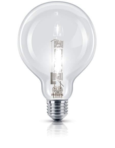 Philips Halogen Classic 70 W (92 W) E27 cap Warm white Halogen globe bulb