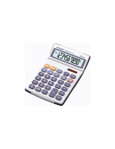 Sharp EL-334EB calcolatrice Tasca Calcolatrice di base Bianco